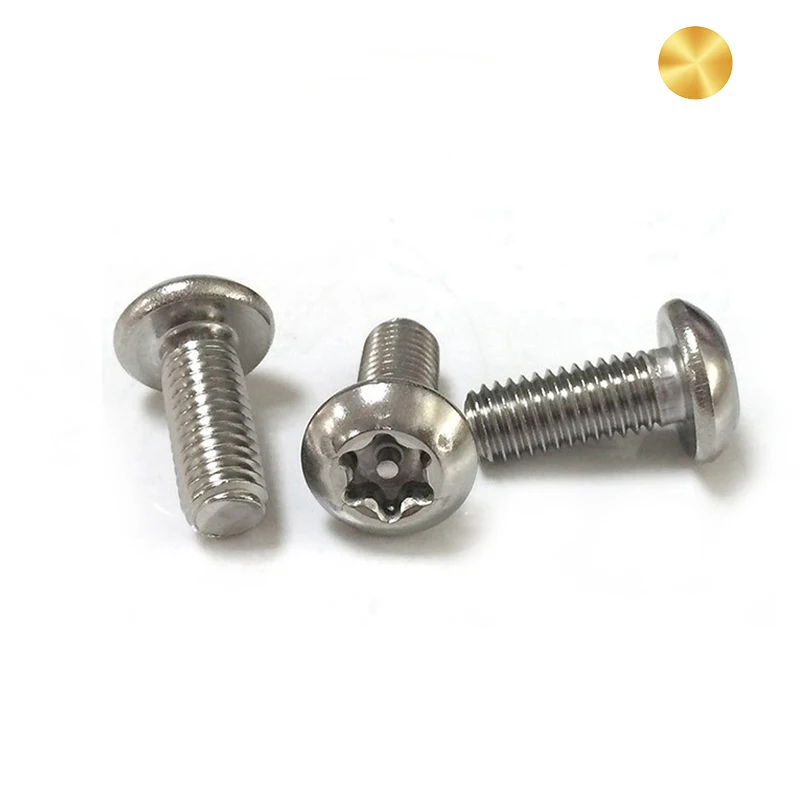 Oval Flat Countersunk Pan Head Tamper proof Tapered Security Anti Theft Torx Screws Bolts With Pin