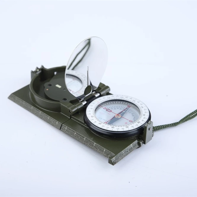 China supplier plastic liquid-filled lensatic military compass plastic outdoor survival compass