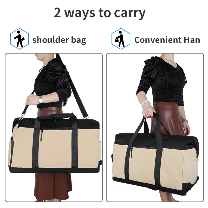Large Capacity Folding Travel Bags Waterproof Luggage Tote Handbag Shoulder Duffle Bag Gym foldable Travel Bag For Women Men