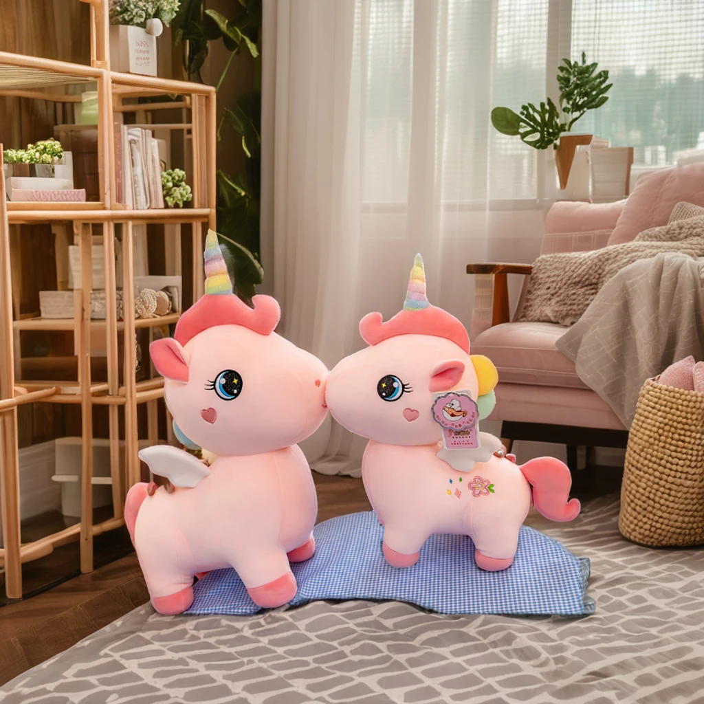 Cute Unicorn Fur Toys Custom Plush Dolls Handmade Plush Toys Customized for Unique Gift Plush