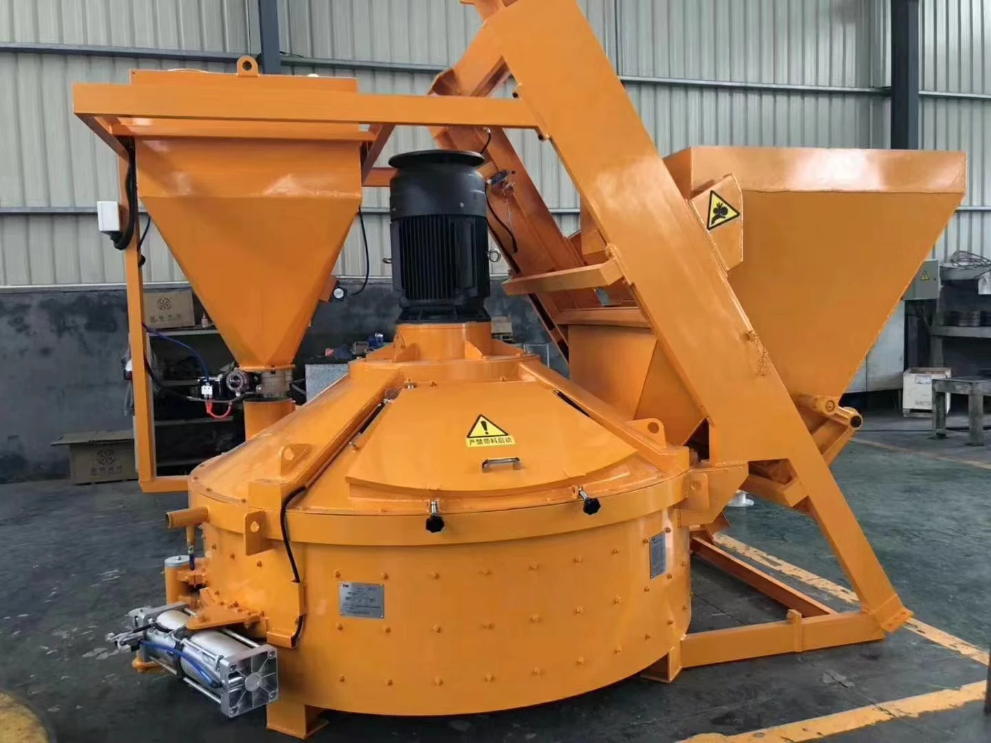 W Hot Selling MP750 Electric Planetary Cement Mixer Concrete Mixer  Axis Planetary Concrete Mixer For Sale