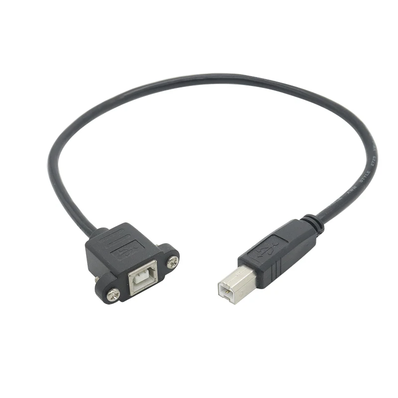 Подгонянный Лидер продаж USB BM к USB BF с креплением на винтовой панели Удлинительный кабель для передачи данных папа-женщина Быстрая зарядка