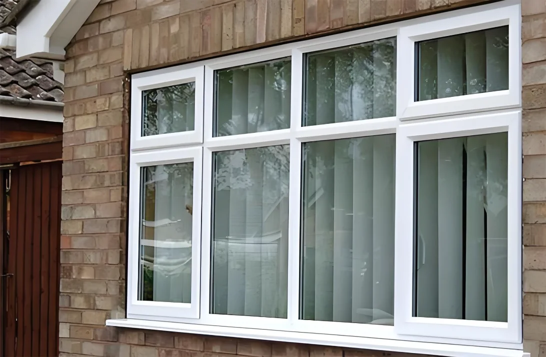 Factory New High Security Sliding Window Small Size Horizontal Plastic Window Double Glazing Basement Window PVC Windows