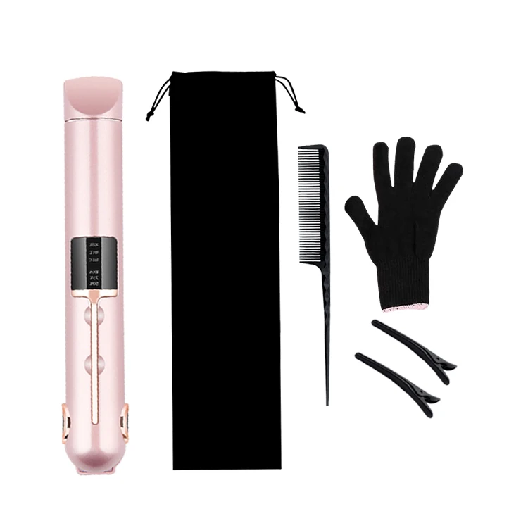  Professional vendors hair straightener mini flatiron flat iron titanium flatironvendor with private