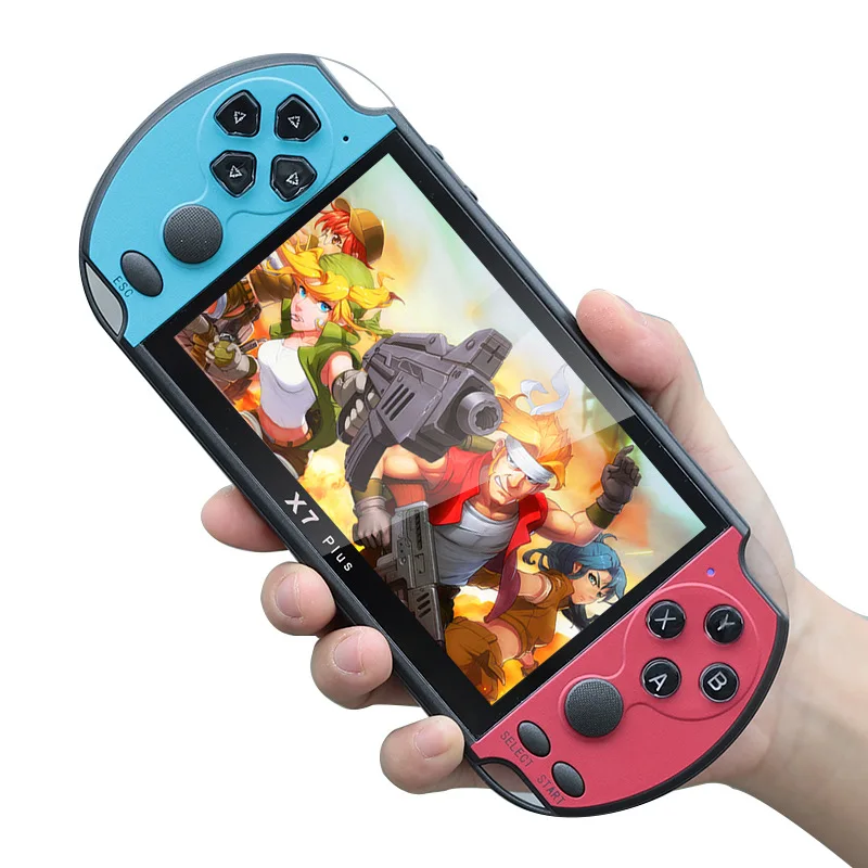 Оптовая продажа новинка 64 бита 5 1 дюйма X7 Plus ретро-консоль для видеоигр Gba/fc/nes консоль игр с полным