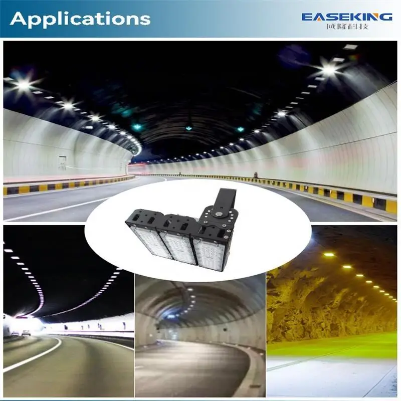 High heat conduction frame adjustable modular design 110V/220V 400W/500W LED tunnel light