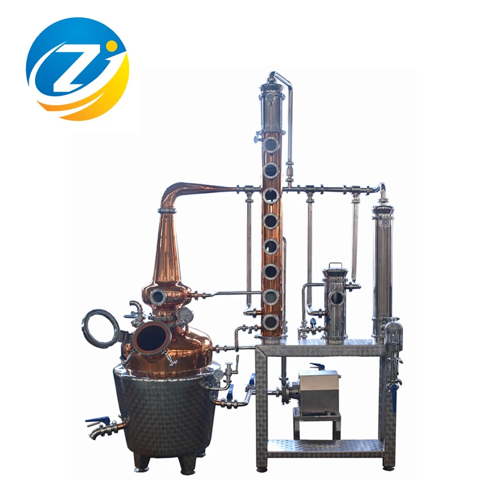 whiskey stills copper moonshine alcohol production equipment Hot sale ZJ factory distillery machinery