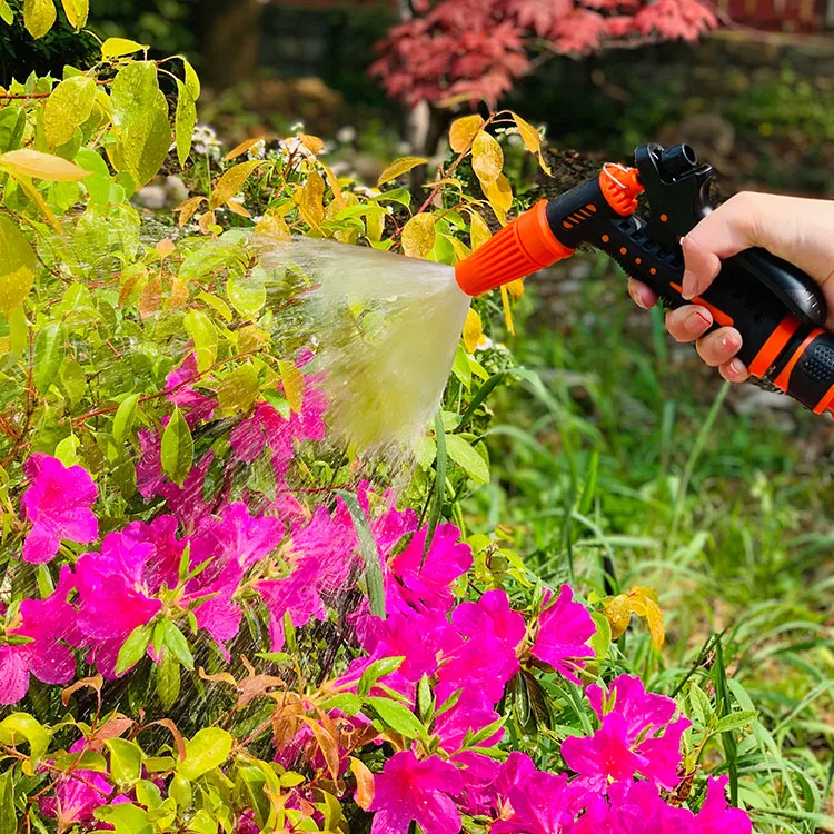 Сзади триггер сад ABS шланг высокого давления сопло однофункциональный водяной распылитель