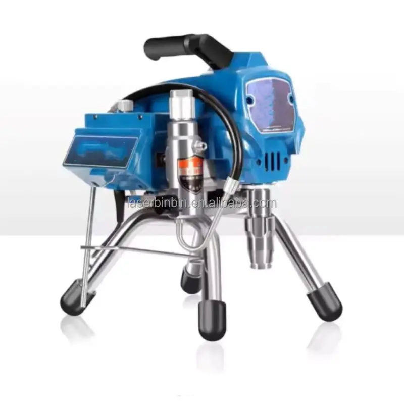 Portable 495 small airless paint sprayer piston pump manual from factory