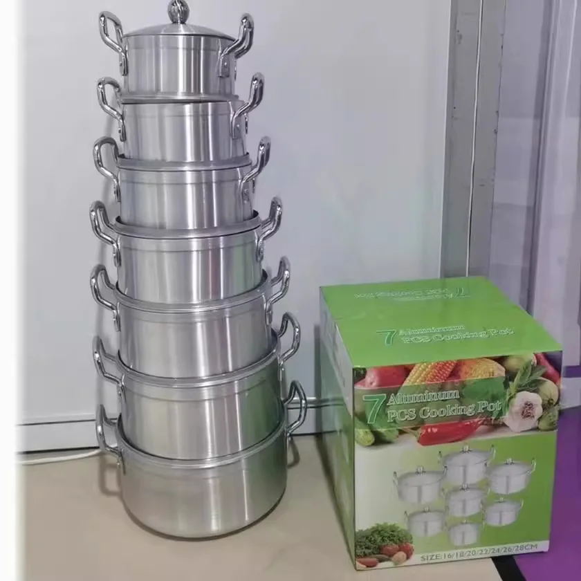 Pot sanding pot 7-piece set popular soup pot set 16/18/20/22/24/26/28 SET