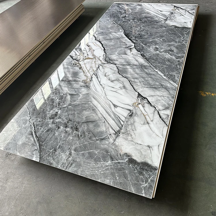 Wood plastic composite bamboo charcoal wood veneer wall panel PVC natural wood veneer door