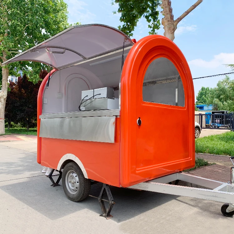 Торговая тележка для мороженого по заводской цене, Мобильная тележка для фаст-фуда, грузовик для продажи хот-догов