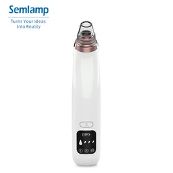 5 Head Pore Cleanser Vacuum Electric Suction Facial Comedo Acne Remover Extractor Tool Kit Blackhead Remover Vacuum