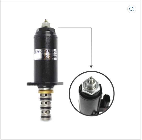 Hot Sale Excavator Parts Rotate Brake Solenoid Valve YN35V00051F1 KWE5K-31/G24YB5 For Kobelco SK200-8