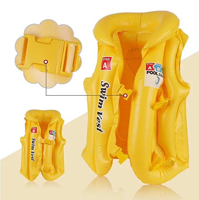 
2020 Kids safety swimming life jacket / kids Baby Swimwear Inflatable Safety Vest / baby swim vest 3 Size 