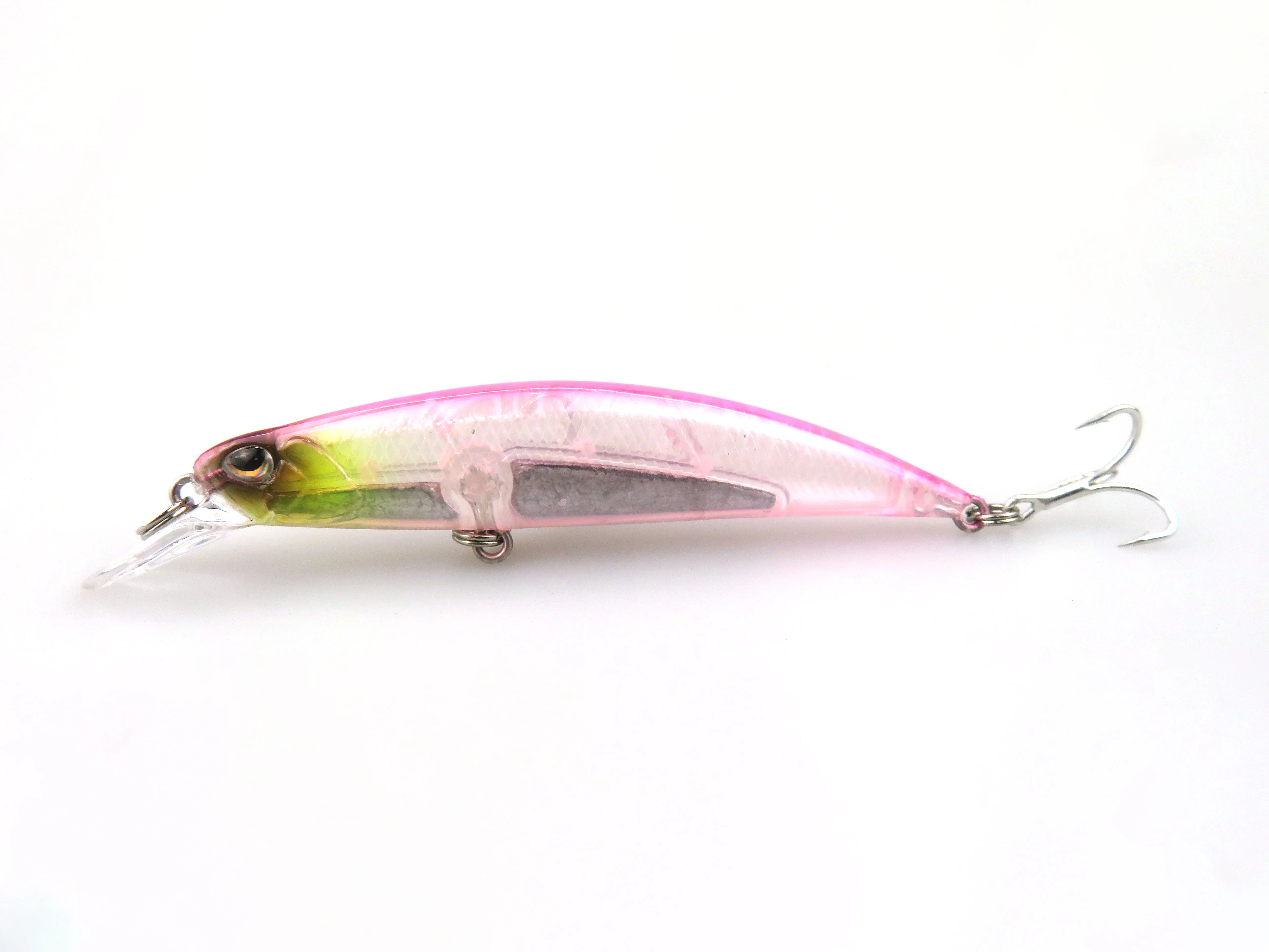 New transparent pink minnow 93mm/13g hard bait fishing sunken minnow mackerel fishing minnow bait