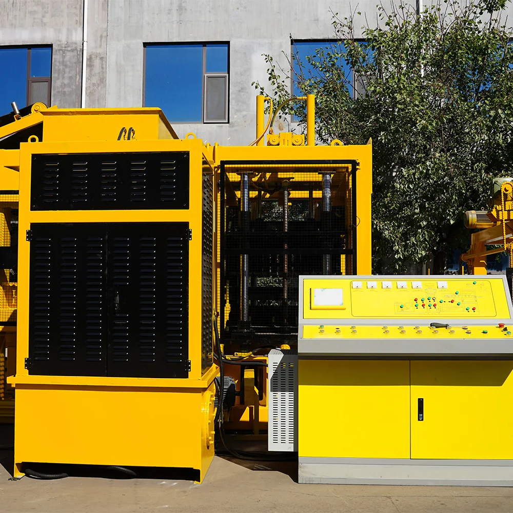 QT15-15 high production capacity hydraulic vibration block press machine paver block making machine Oman