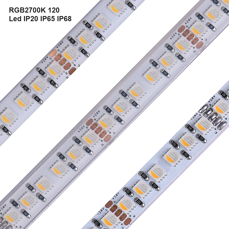 High Quality Cri 90 95 24V 5050RGBWW RGBW 120 leds/m Led Streifen DMX 5050 RGBW RGBWW 3000K led strip lights stripe tape