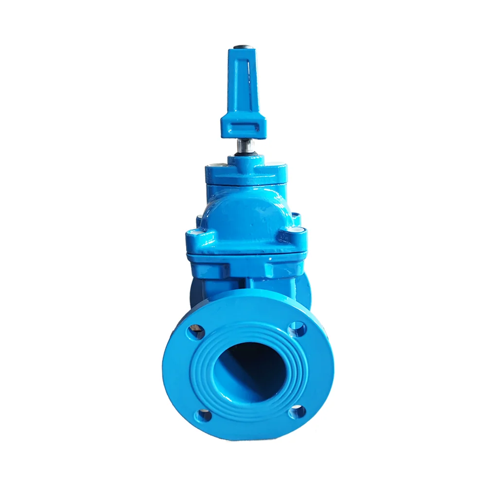 DIN3352 F4 F5 4 inch Ductile cast iron NRS NBR resilient seated GGG50 gate valve BS5163