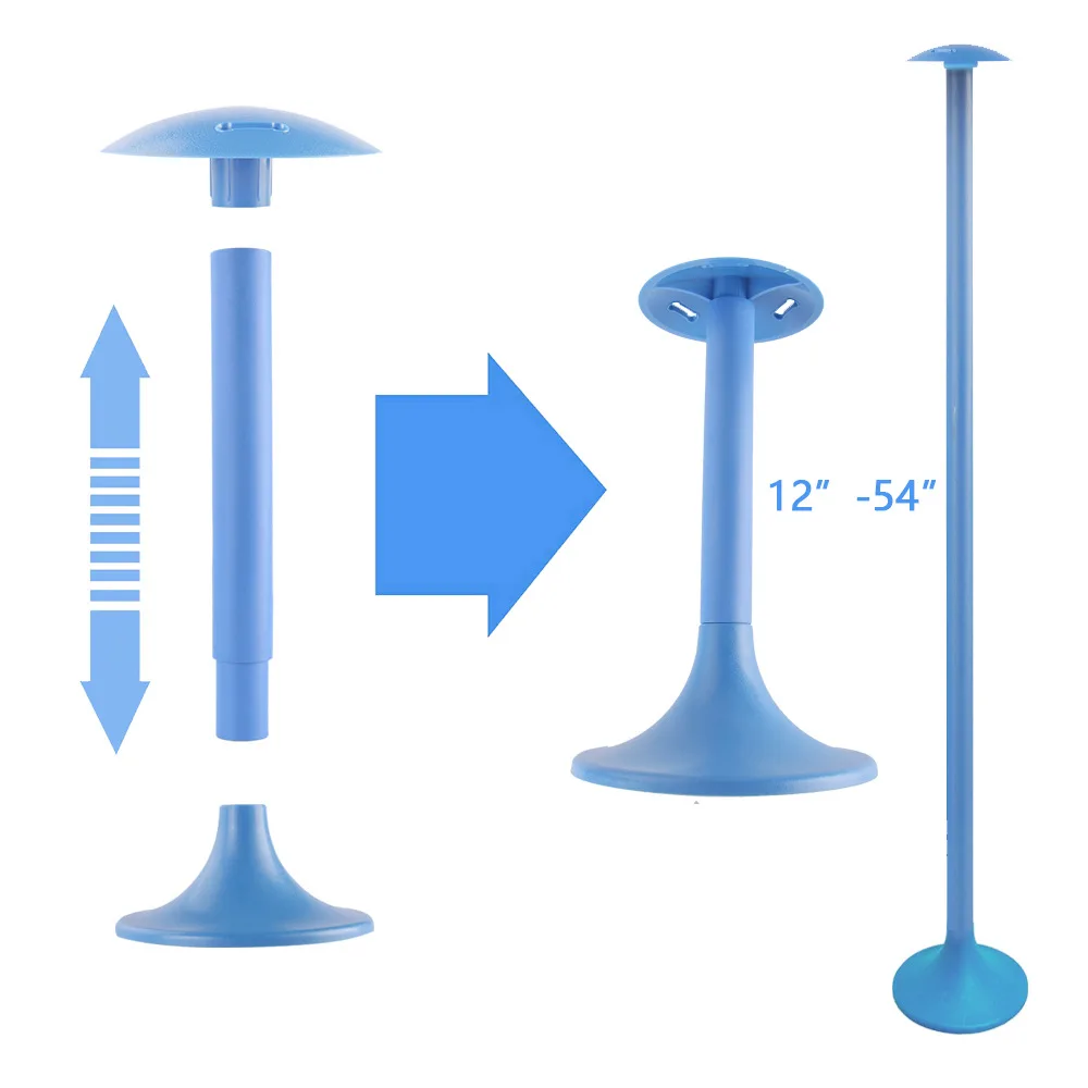 Adjustable height plastic support poles durable boat cover supporting poles for boat grill V-yacht