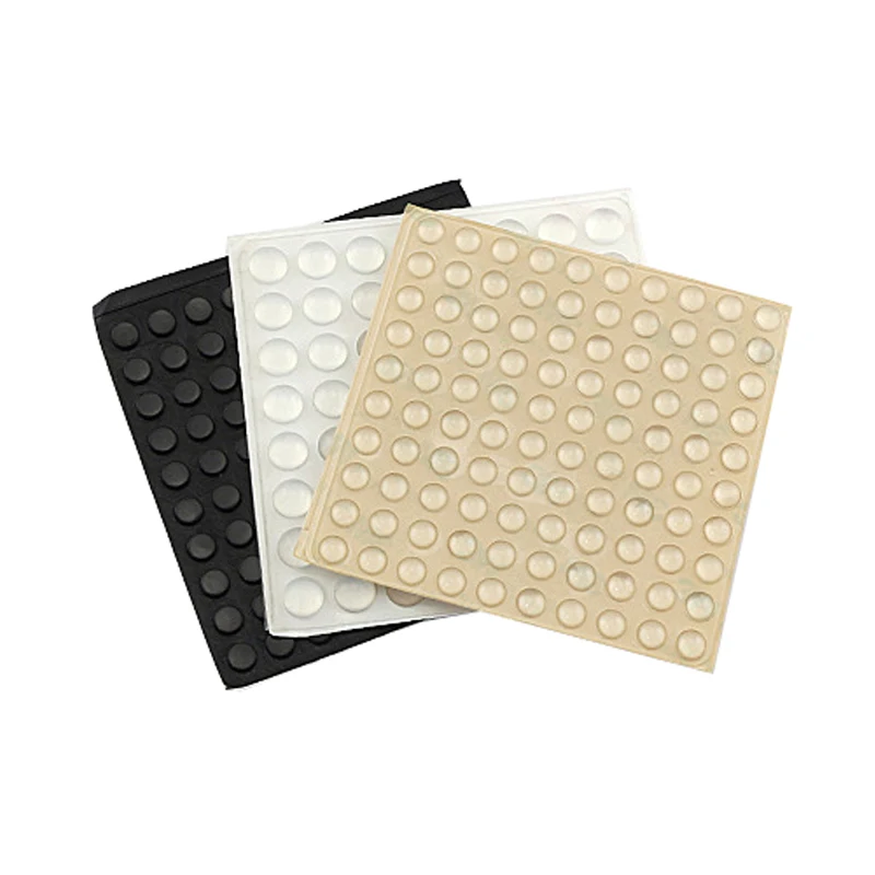 Plates pads adhesive feet square round wall silicone strip epdm with tape rubber bumper