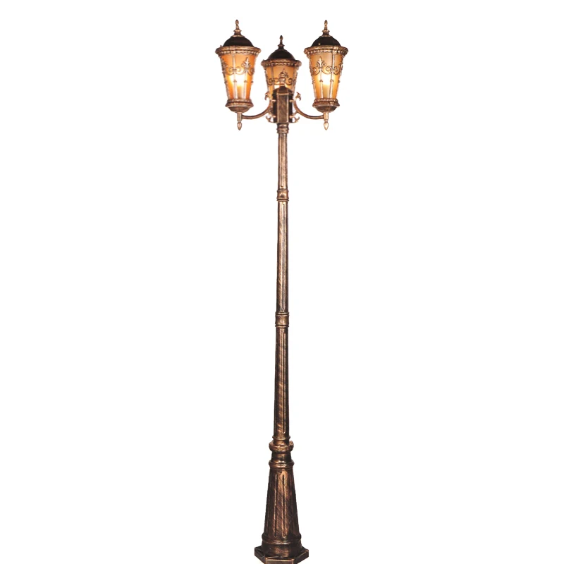 Q235B Steel Galvanized Lamp Pole Street Light Led Auto Lift High Mast Lighting Pole