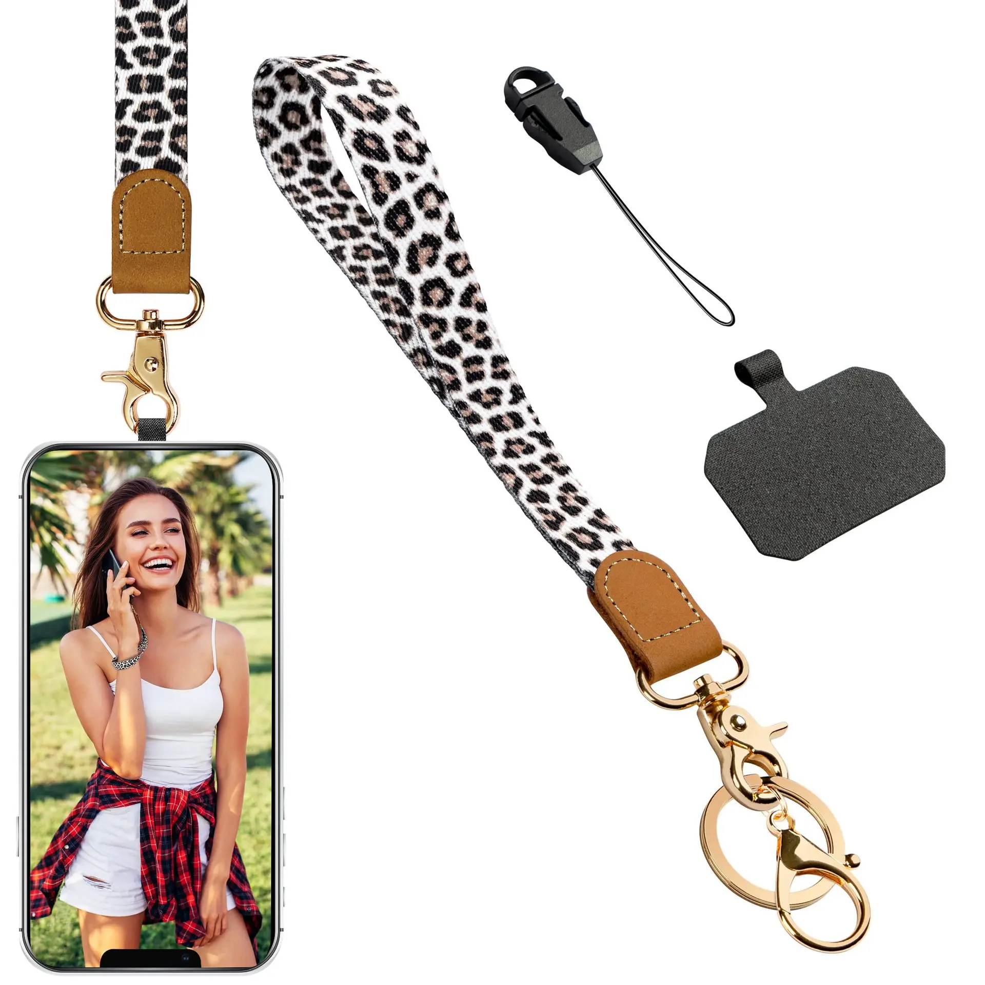 BSBH Factory Price ID Phone Crossbody  Keychain Lanyard With Custom Print For Worker Daily Adjustable Neck Strap Wrist Lanyards
