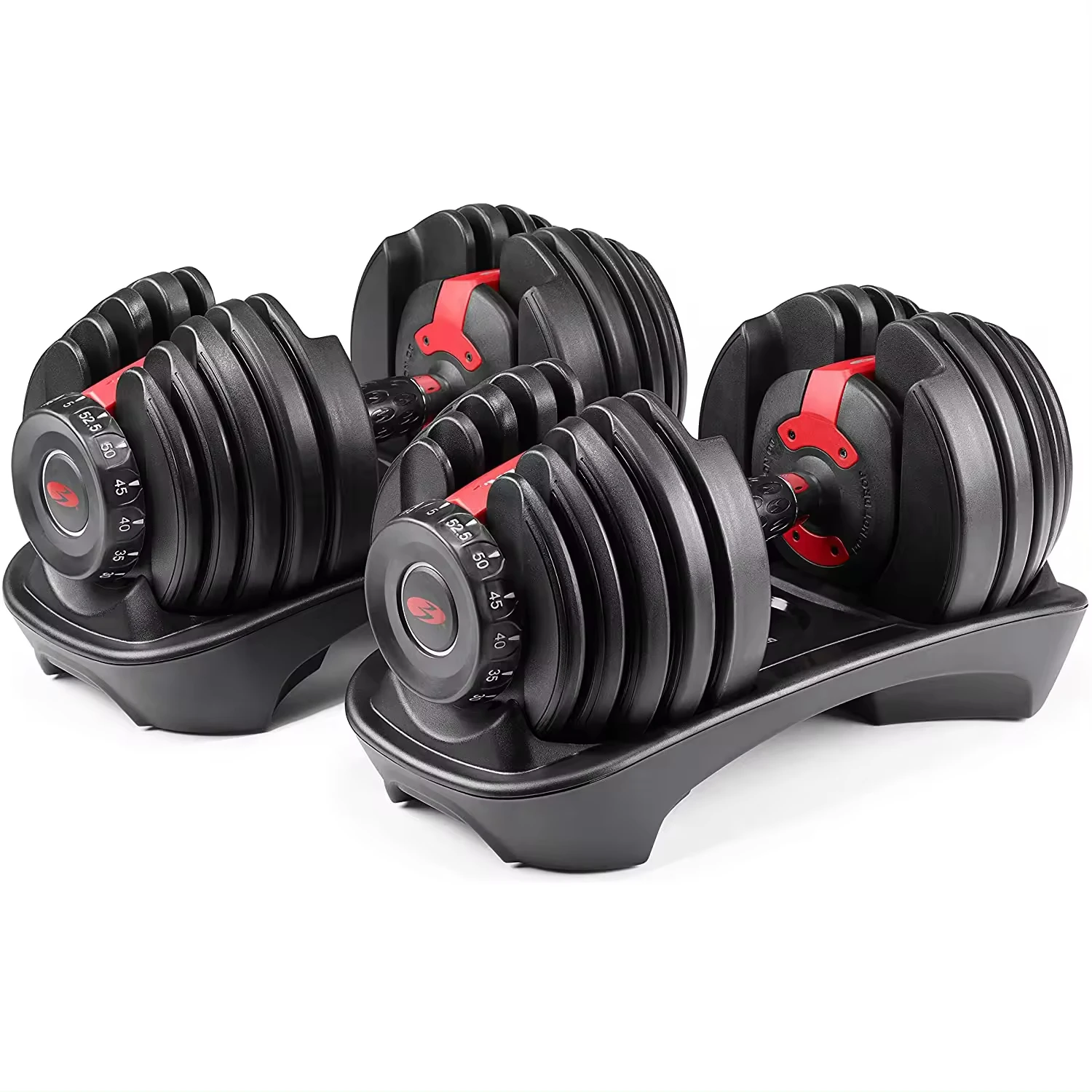 Gym Fitness Equipment 40 kg Adjustable Dumbbell Sets Strength Training Free Weight Adjustable Dumbbells 40kg