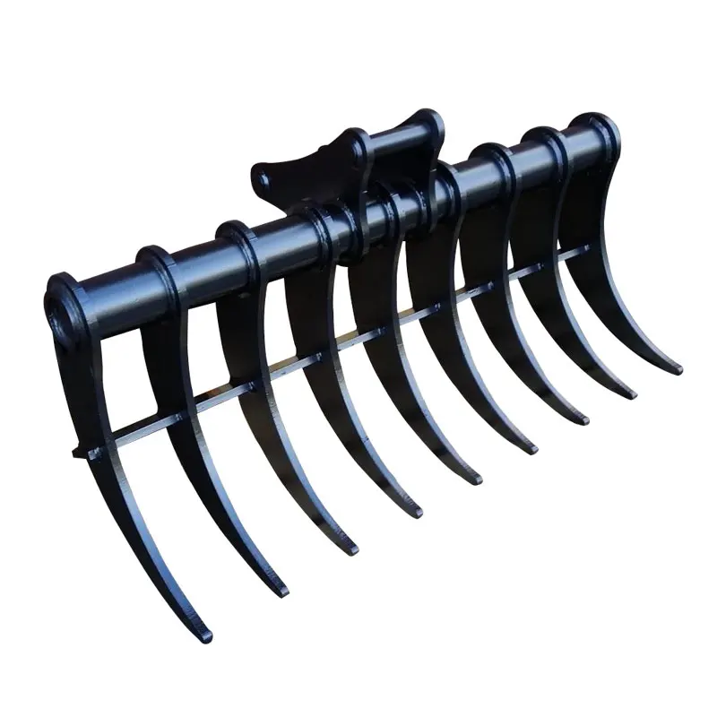 Factory Price Brand New Land Clearing Rakes Stick Rake Excavator Rake Crawler Excavator for 1-100 Ton Excavator