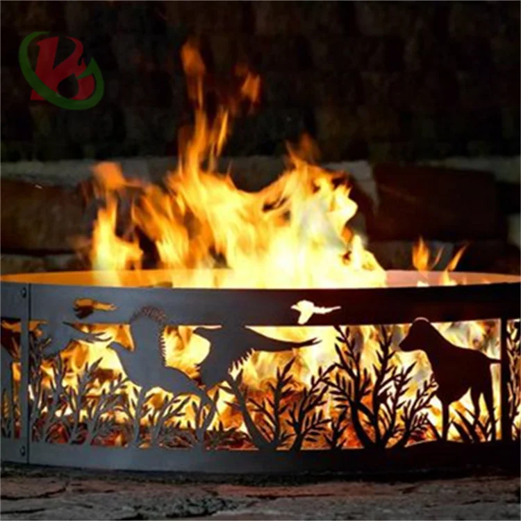 big fire pit outdoor wood stove garden outdoor barbecue round metal fire pit