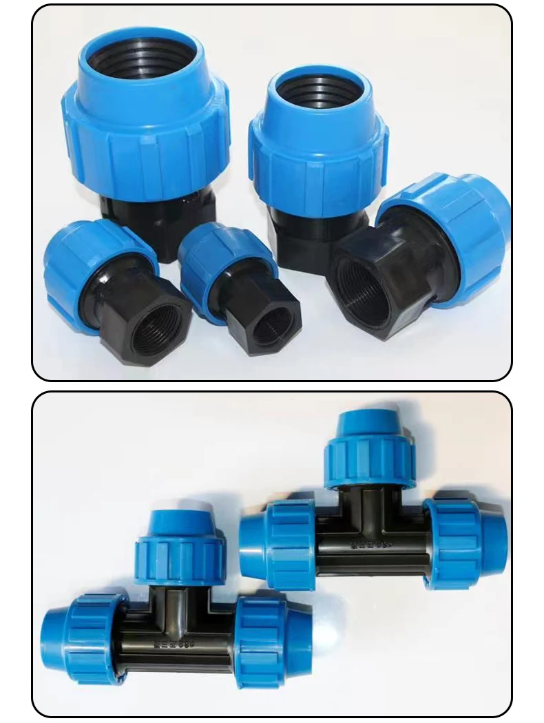 Farm drip irrigation system compressed drip irrigation pipe fittings for drip irrigation system or agricultural system