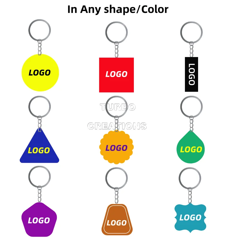 Business Advertisement Silicone Rubber Key Chains Soft Pvc Key Rings Customised Anime Personalized Branded Key Rings with Logo