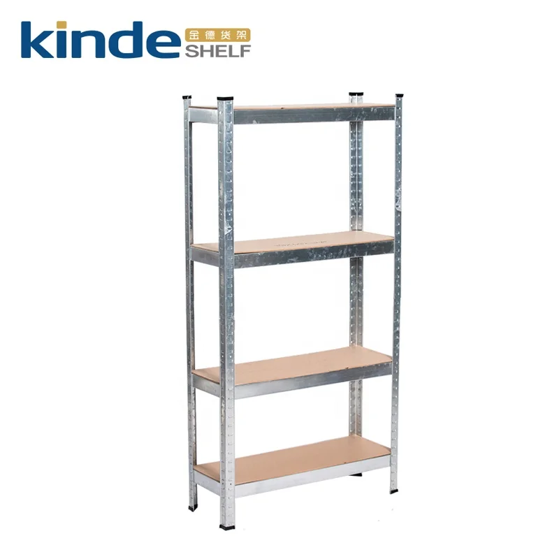 KINDE Boltless Rack 5 Tier Adjustable Metal Shelf Racking Shelves Stacking Racks 500 KG 150 x 75 x 30 CM
