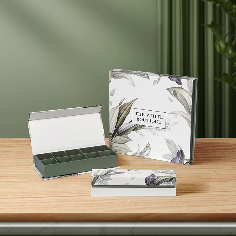 Картонная Магнитная Подарочная коробка с логотипом