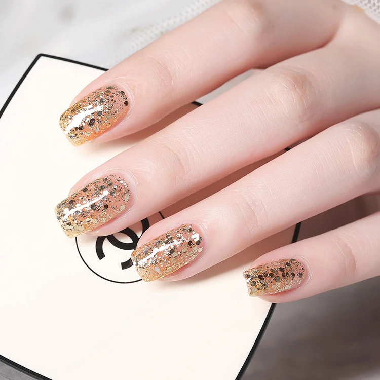 Новая мода 2021 красочный отмачиваемый блестящий гель неоновый лак для ногтей Блестящий цветной УФ-гель Наборы для ногтей