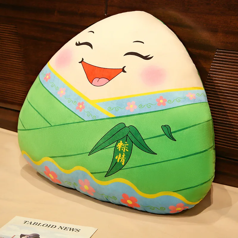 New Dragon Boat Festival Simulation Zongzi Pillow Backpack Pendant Gift Creative Plush Toy Wholesale