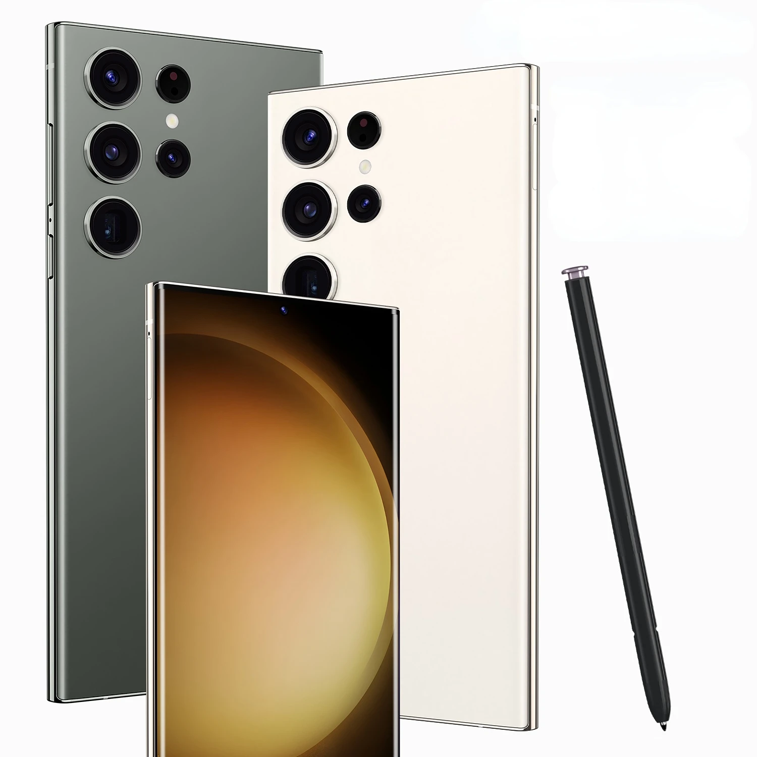 2023 Новое поступление сотовый телефон S24 Ultra WCDMA 5 г Лидер продаж 72mp + 108mp 7800 мАч 16 ГБ 1 ТБ дешевый смартфон со стилусом AI