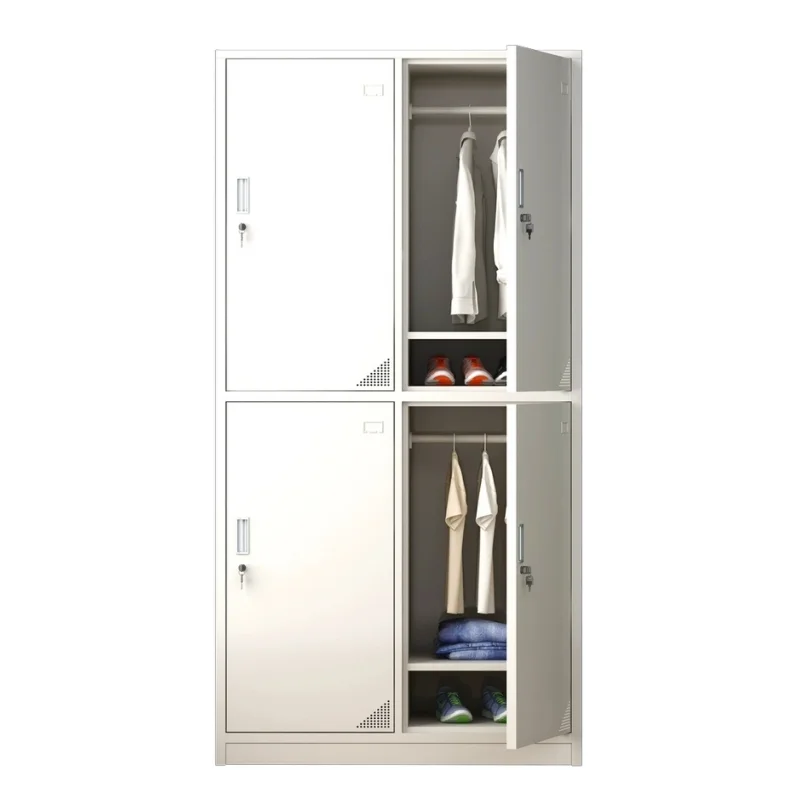 OEM Custom Stainless Steel Aluminum Metal Wardrobe Closet Clothes Storage Cabinet Locker Manufacturing Sheet Metal Fabrication