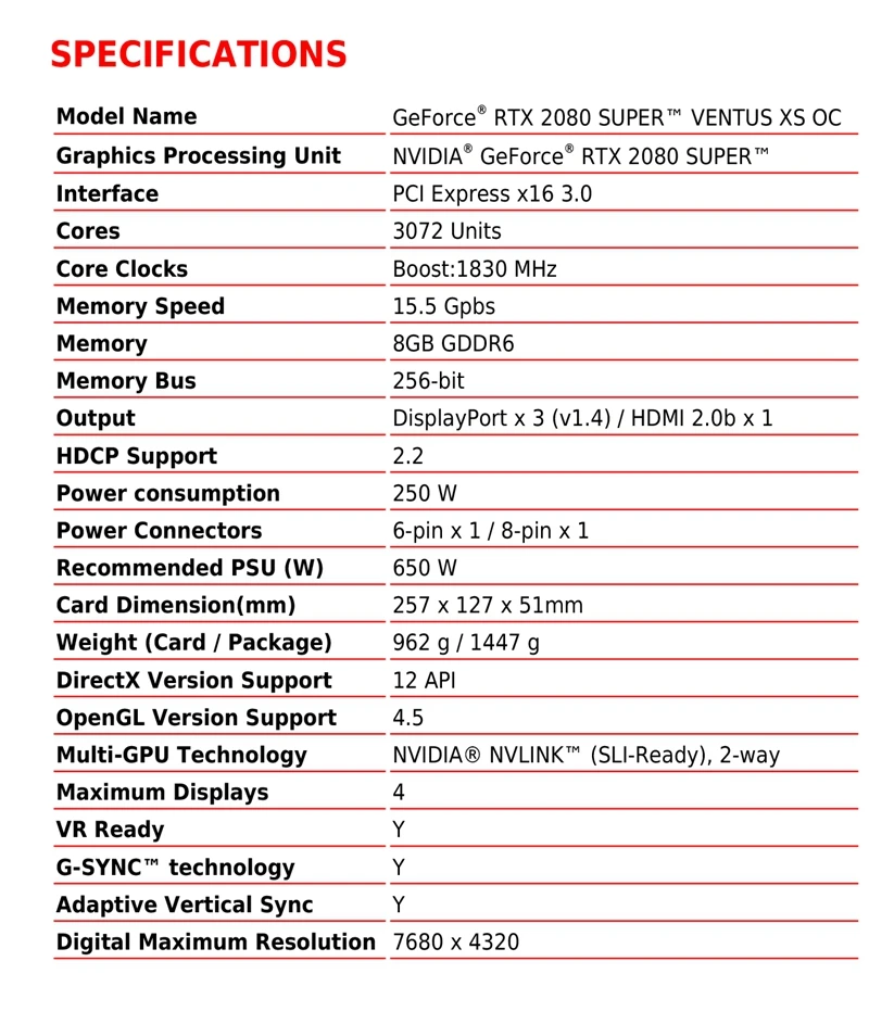 Новые дешевые графические карты графическая карта gtx 1050 ti GeForce RTX 2080 SUPER VENTU S XS OC с видеокартой
