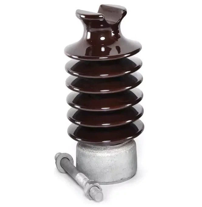 Manufacture High Voltage electric insulator High Temperature Ceramic Post Porcelain Insulators 57-1
