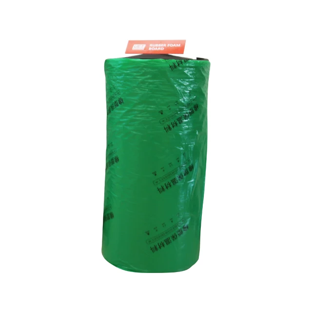 Aluminium coated closed cell natural rubber foam insulation sheet