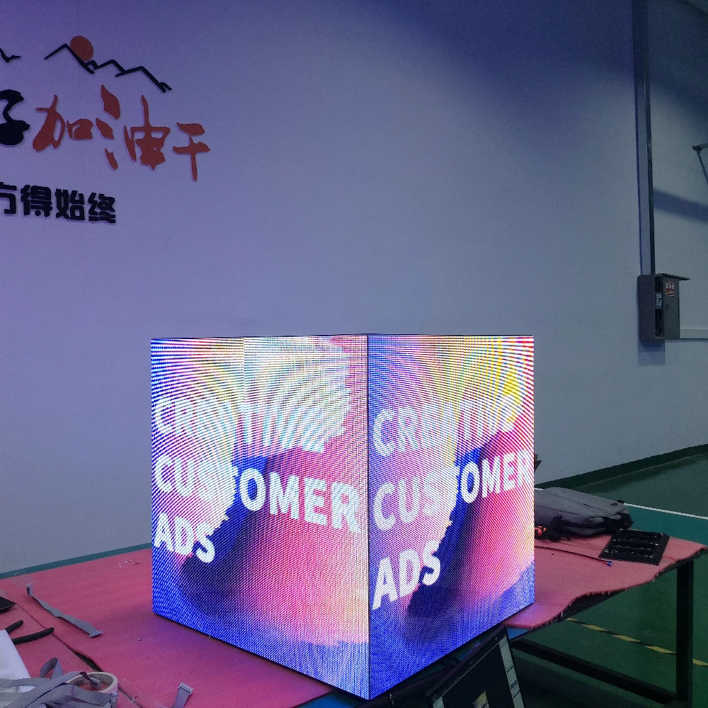 GUA Led Screen GUANGDONG Led Screen  Led Cube Display Led Cube Display   Magic Cube Led Display