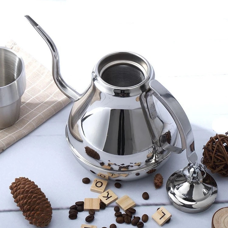 
Stainless Steel Teapot Coffee Pot Water Kettle With Filter Large Capacity 