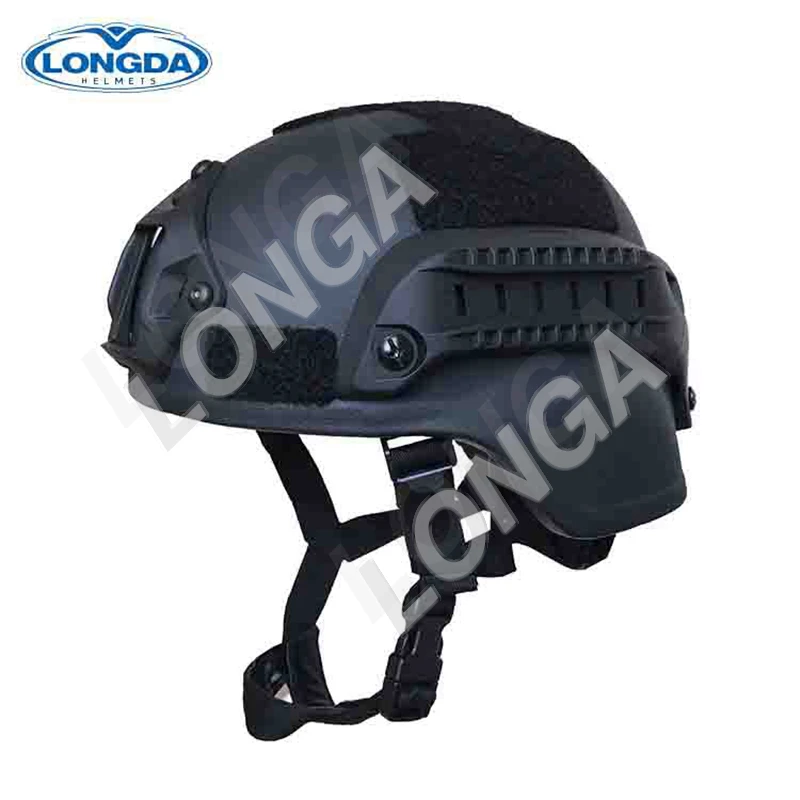Новейший дизайн черный военный Пуленепробиваемый Шлем для боевых действий