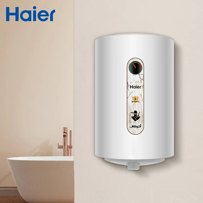 Haier китайский завод настенный мгновенный Электрический нагреватель горячей воды с эмалевым баком