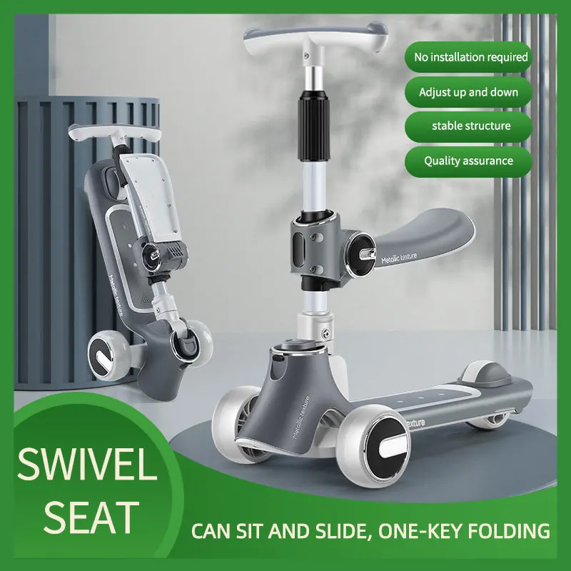 Buy White Kids Scooter, Manufacturer Boys And Girls Baby Scooter/