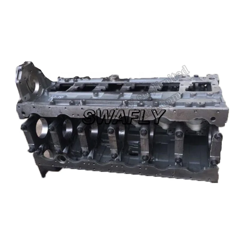 Machinery engine CYLINDER BLOCK 6154-21-1100 for excavator PC400-7 PC400-6  wheel loader WA470-5 ENGINE SAA6D125E-3