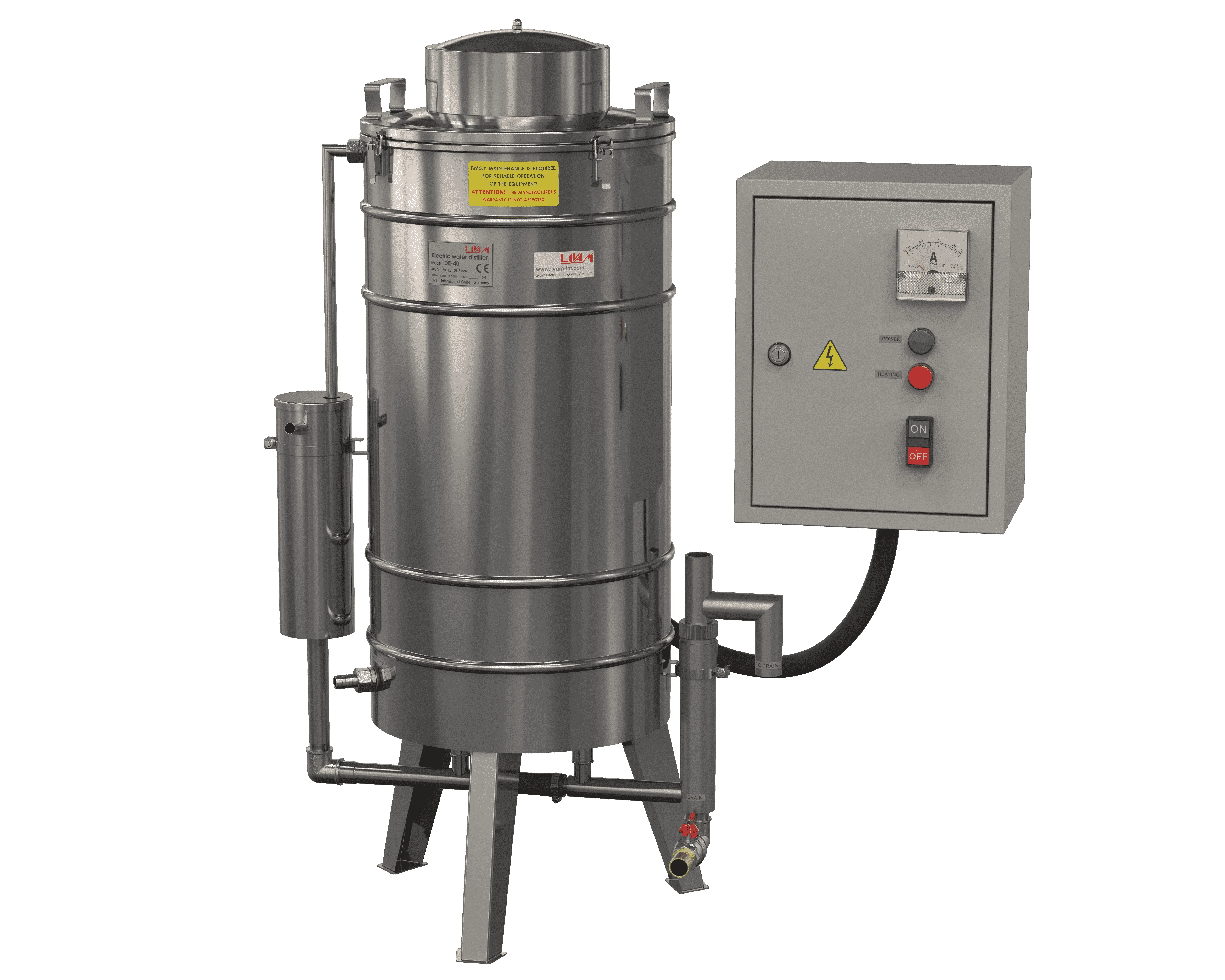 Low cost electric water distiller DE-40 efficient water still