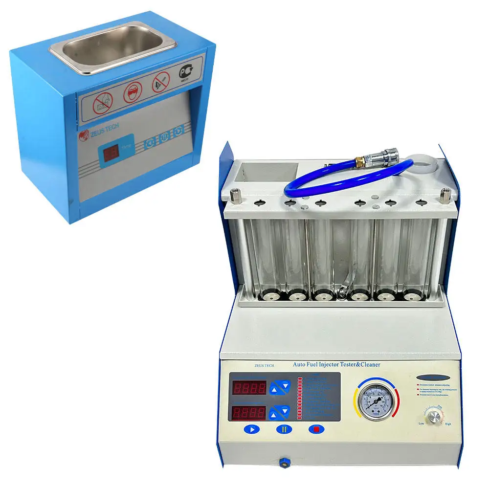 MST-A360 Fuel Injector Cleaner 6 Cylinders Ultrasonic Cleaning Tool For Auto Gasoline Car Vehicle Wash Clean Accessory