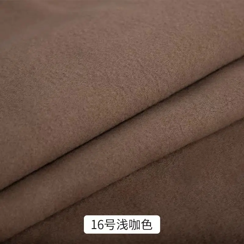 2024 new design high quality wool felt heavy woolen coat fabric 100% wool Knitting
